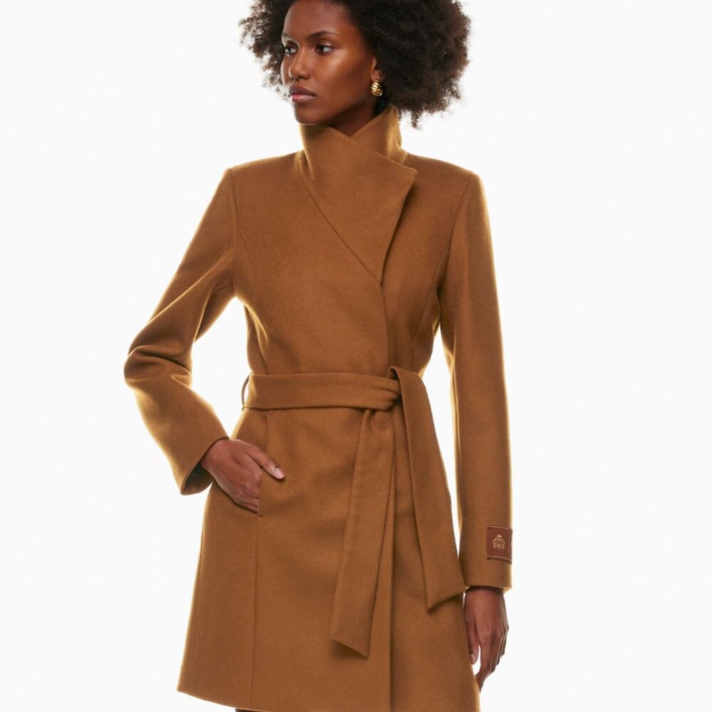 Babaton Connor Coat in Saville (Camel) XXS